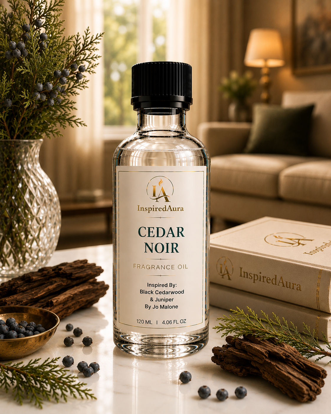 CEDAR NOIR - Inspired By: Black Cedarwood & Juniper By Jo Malone